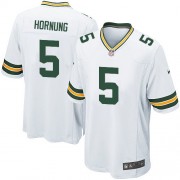 Nike Green Bay Packers 5 Men's Paul Hornung Game White Road Jersey