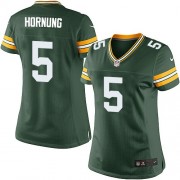 Nike Green Bay Packers 5 Women's Paul Hornung Limited Green Team Color Home Jersey