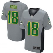 Nike Green Bay Packers 18 Men's Randall Cobb Elite Grey Shadow Jersey