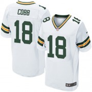 Nike Green Bay Packers 18 Men's Randall Cobb Elite White Road Jersey