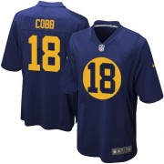 Nike Green Bay Packers 18 Men's Randall Cobb Game Navy Blue Alternate Jersey