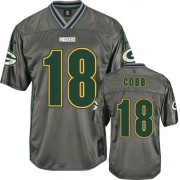 Nike Green Bay Packers 18 Men's Randall Cobb Limited Grey Vapor Jersey