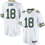 Nike Green Bay Packers 18 Men's Randall Cobb Limited White Road Jersey