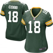 Nike Green Bay Packers 18 Women's Randall Cobb Game Green Team Color Home Jersey