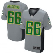 Nike Green Bay Packers 66 Men's Ray Nitschke Elite Grey Shadow Jersey