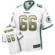 Nike Green Bay Packers 66 Men's Ray Nitschke Elite White Drift Fashion Jersey