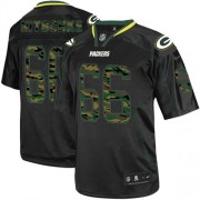 Nike Green Bay Packers 66 Men's Ray Nitschke Limited Black Camo Fashion Jersey