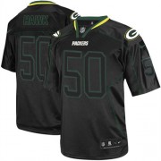 Nike Green Bay Packers 50 Men's A.J. Hawk Limited Lights Out Black Jersey