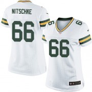 Nike Green Bay Packers 66 Women's Ray Nitschke Limited White Road Jersey