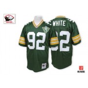 Mitchell and Ness Green Bay Packers 92 Men's Reggie White Authentic Green Home Throwback Jersey