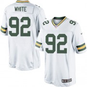 Nike Green Bay Packers 92 Men's Reggie White Limited White Road Jersey