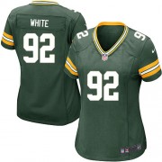Nike Green Bay Packers 92 Women's Reggie White Game Green Team Color Home Jersey