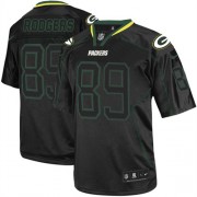 Nike Green Bay Packers 89 Men's Richard Rodgers Elite Lights Out Black Jersey