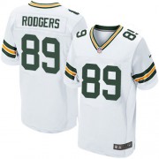 Nike Green Bay Packers 89 Men's Richard Rodgers Elite White Road Jersey