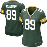 Nike Green Bay Packers 89 Women's Richard Rodgers Game Green Team Color Home Jersey