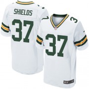 Nike Green Bay Packers 37 Men's Sam Shields Elite White Road Jersey