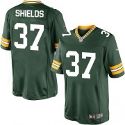 Nike Green Bay Packers 37 Men's Sam Shields Limited Green Team Color Home Jersey