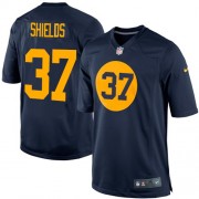 Nike Green Bay Packers 37 Men's Sam Shields Limited Navy Blue Alternate Jersey