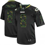 Nike Green Bay Packers 8 Men's Tim Masthay Elite Black Camo Fashion Jersey