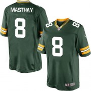 Nike Green Bay Packers 8 Men's Tim Masthay Limited Green Team Color Home Jersey