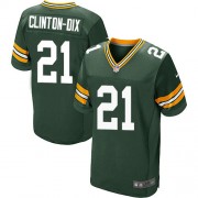 Nike Green Bay Packers 21 Men's Ha Ha Clinton-Dix Elite Green Team Color Home Jersey