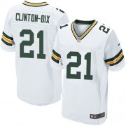 Nike Green Bay Packers 21 Men's Ha Ha Clinton-Dix Elite White Road Jersey