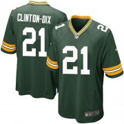 Nike Green Bay Packers 21 Men's Ha Ha Clinton-Dix Game Green Team Color Home Jersey