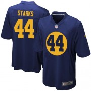 Nike Green Bay Packers 44 Men's James Starks Game Navy Blue Alternate Jersey