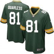 Nike Green Bay Packers 81 Men's Andrew Quarless Game Green Team Color Home Jersey