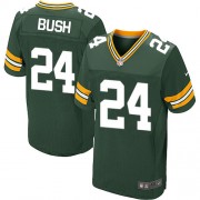 Nike Green Bay Packers 24 Men's Jarrett Bush Elite Green Team Color Home Jersey