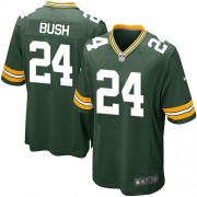 Nike Green Bay Packers 24 Men's Jarrett Bush Game Green Team Color Home Jersey