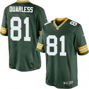 Nike Green Bay Packers 81 Men's Andrew Quarless Limited Green Team Color Home Jersey