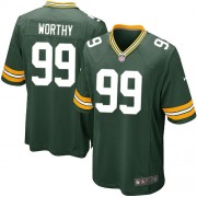 Nike Green Bay Packers 99 Men's Jerel Worthy Game Green Team Color Home Jersey