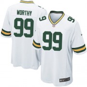 Nike Green Bay Packers 99 Men's Jerel Worthy Game White Road Jersey