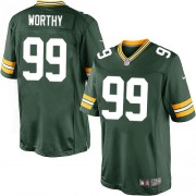 Nike Green Bay Packers 99 Men's Jerel Worthy Limited Green Team Color Home Jersey