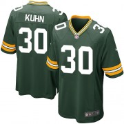 Nike Green Bay Packers 30 Men's John Kuhn Game Green Team Color Home Jersey