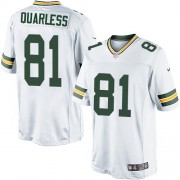 Nike Green Bay Packers 81 Men's Andrew Quarless Limited White Road Jersey