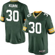 Nike Green Bay Packers 30 Men's John Kuhn Limited Green Team Color Home Jersey