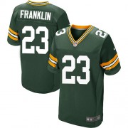 Nike Green Bay Packers 23 Men's Johnathan Franklin Elite Green Team Color Home Jersey