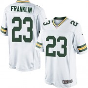 Nike Green Bay Packers 23 Men's Johnathan Franklin Limited White Road Jersey