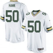 Nike Green Bay Packers 50 Men's A.J. Hawk Limited White Road Jersey