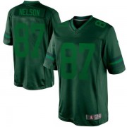 Nike Green Bay Packers 87 Men's Jordy Nelson Limited Green Drenched Jersey