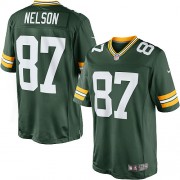 Nike Green Bay Packers 87 Men's Jordy Nelson Limited Green Team Color Home Jersey