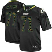 Nike Green Bay Packers 71 Men's Josh Sitton Elite Black Camo Fashion Jersey