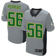 Nike Green Bay Packers 56 Men's Julius Peppers Limited Grey Shadow Jersey