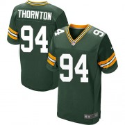 Nike Green Bay Packers 94 Men's Khyri Thornton Elite Green Team Color Home Jersey