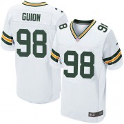 Nike Green Bay Packers 98 Men's Letroy Guion Elite White Road Jersey