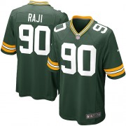 Nike Green Bay Packers 90 Men's B.J. Raji Game Green Team Color Home Jersey