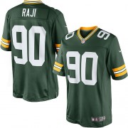 Nike Green Bay Packers 90 Men's B.J. Raji Limited Green Team Color Home Jersey