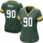 Nike Green Bay Packers 90 Women's B.J. Raji Game Green Team Color Home Jersey